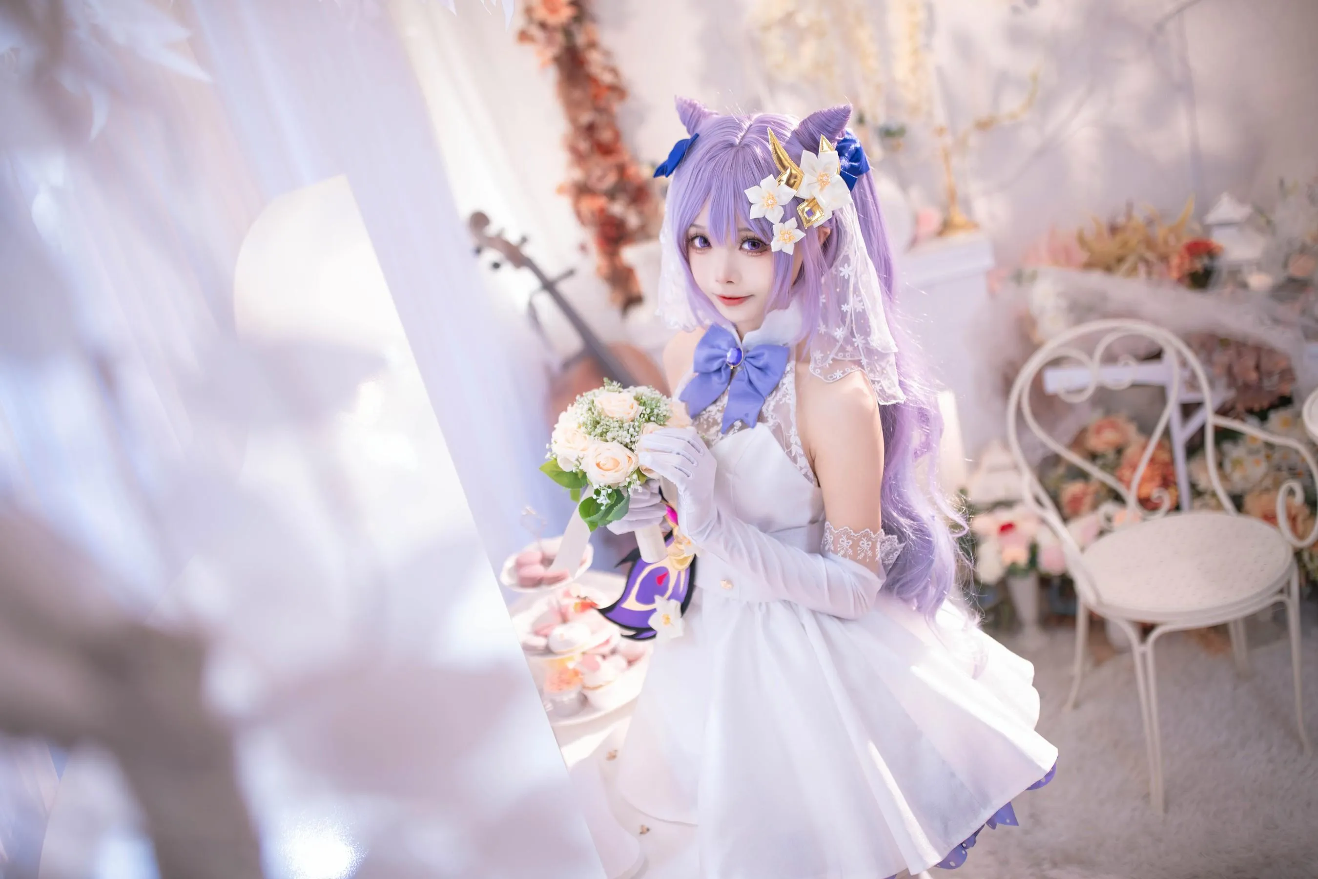 艾西aiwest – NO.02 刻晴花嫁 [40P]插图3